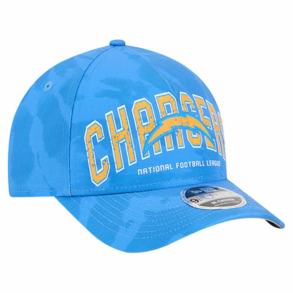 Los Angeles Chargers New Era Tie Dye Fade 9Forty M-Crown A-Frame Adjustable Hat Powder Blue | NFL