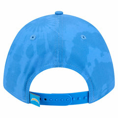 Los Angeles Chargers New Era Tie Dye Fade 9Forty M-Crown A-Frame Adjustable Hat Powder Blue | NFL