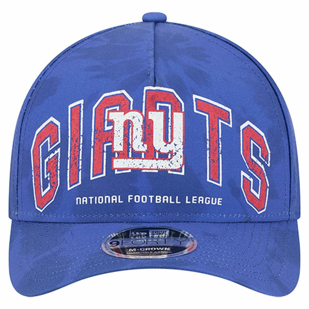 New York Giants New Era Tie Dye Fade 9Forty M-Crown A-Frame Adjustable Hat Royal | NFL