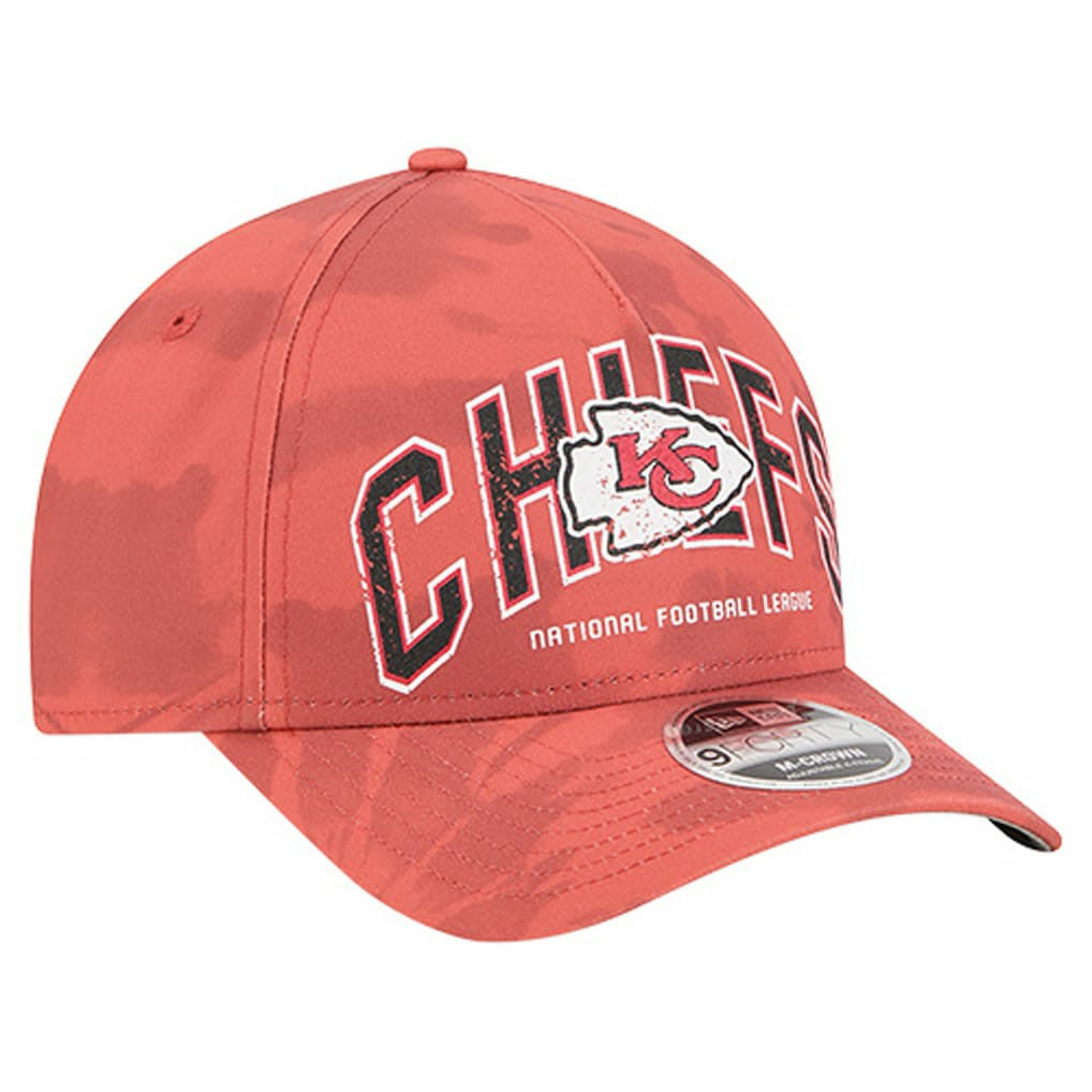 Kansas City Chiefs New Era Tie Dye Fade 9Forty M-Crown A-Frame Adjustable Hat Red | NFL