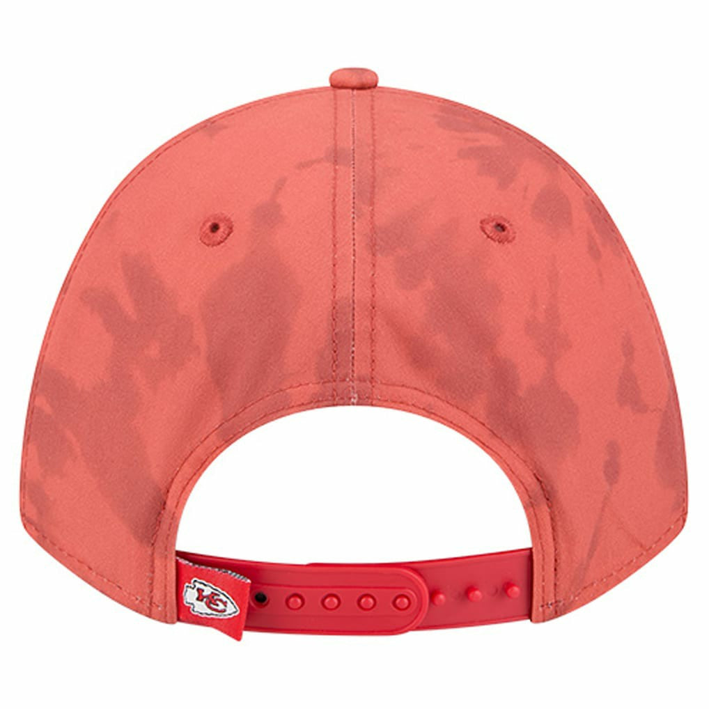 Kansas City Chiefs New Era Tie Dye Fade 9Forty M-Crown A-Frame Adjustable Hat Red | NFL