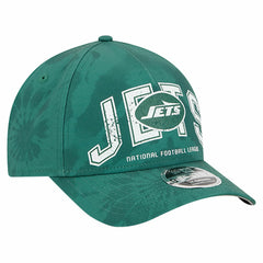 New York Jets New Era Tie Dye Fade 9Forty M-Crown A-Frame Adjustable Hat Green | NFL