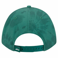 New York Jets New Era Tie Dye Fade 9Forty M-Crown A-Frame Adjustable Hat Green | NFL