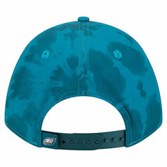 Philadelphia Eagles New Era Tie Dye Fade 9Forty M-Crown A-Frame Adjustable Hat Midnight Green | NFL