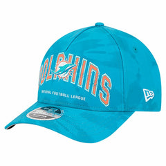 Miami Dolphins New Era Tie Dye Fade 9Forty M-Crown A-Frame Adjustable Hat Aqua | NFL