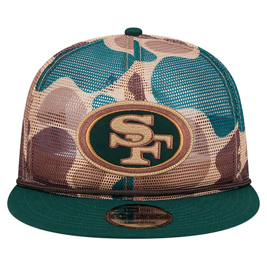 San Francisco 49ers New Era Duck Camo 9FIFTY Snapback Hat Camo | NFL