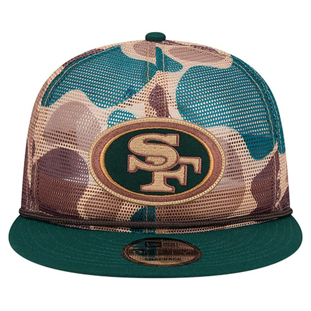San Francisco 49ers New Era Duck Camo 9FIFTY Snapback Hat Camo | NFL
