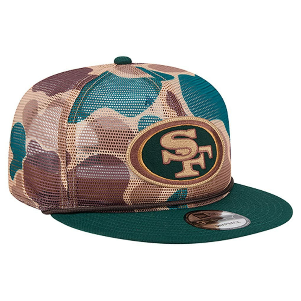 San Francisco 49ers New Era Duck Camo 9FIFTY Snapback Hat Camo | NFL