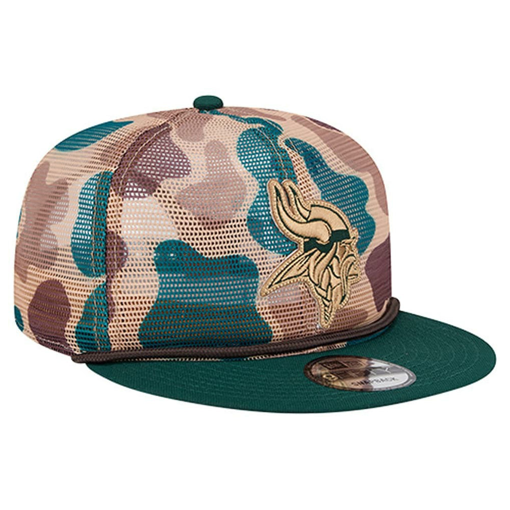 Minnesota Vikings New Era Duck Camo 9FIFTY Snapback Hat Camo | NFL