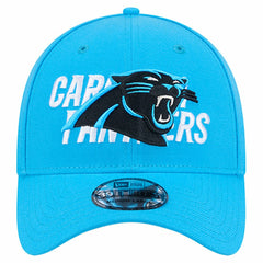 Carolina Panthers New Era Overlap Logo 39THIRTY Stretch Fit Hat Blue | NFL