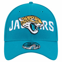 Jacksonville Jaguars New Era Overlap Logo 39THIRTY Stretch Fit Hat Teal | NFL