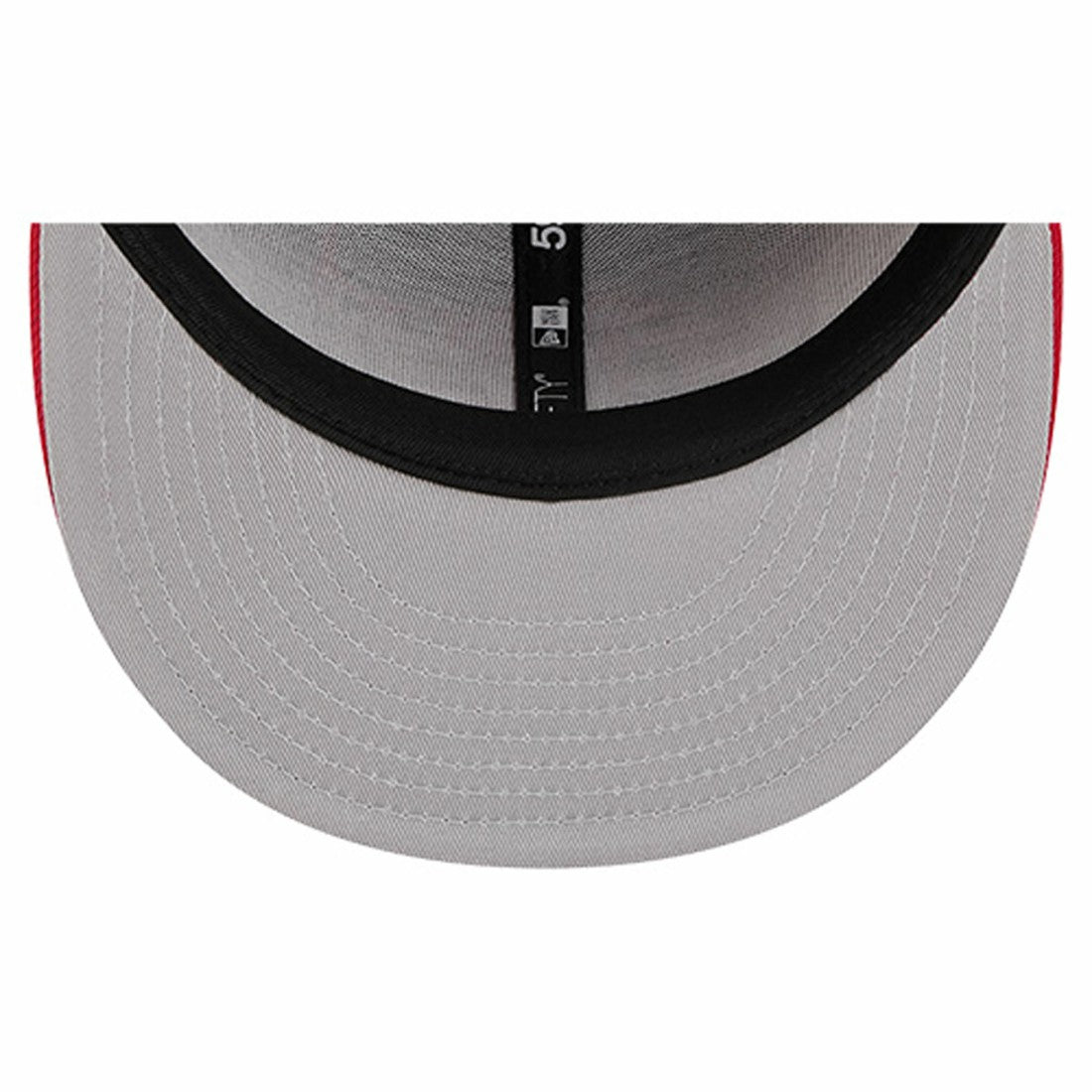 Tampa Bay Buccaneers New Era Overlap Wordmark 59FIFTY Fitted Hat Red | NFL