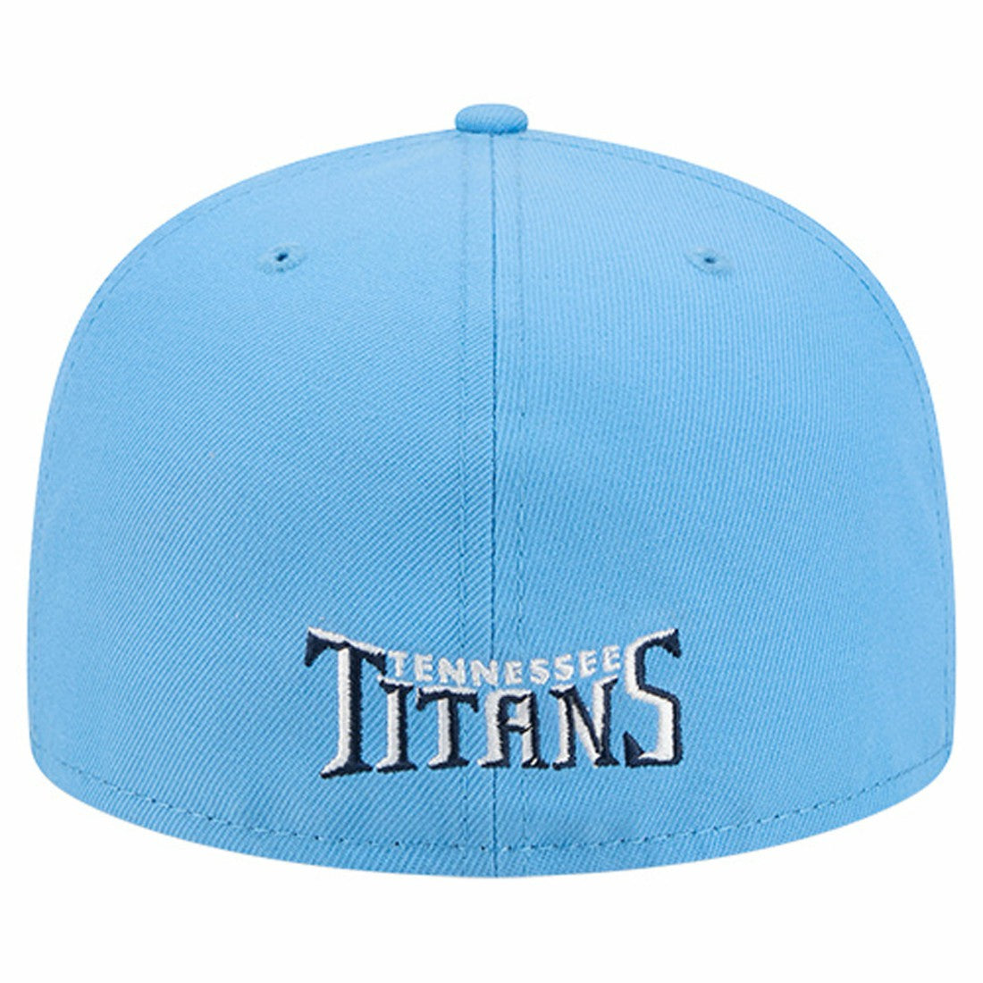 Tennessee Titans New Era Overlap Wordmark 59FIFTY Fitted Hat Light Blue | NFL