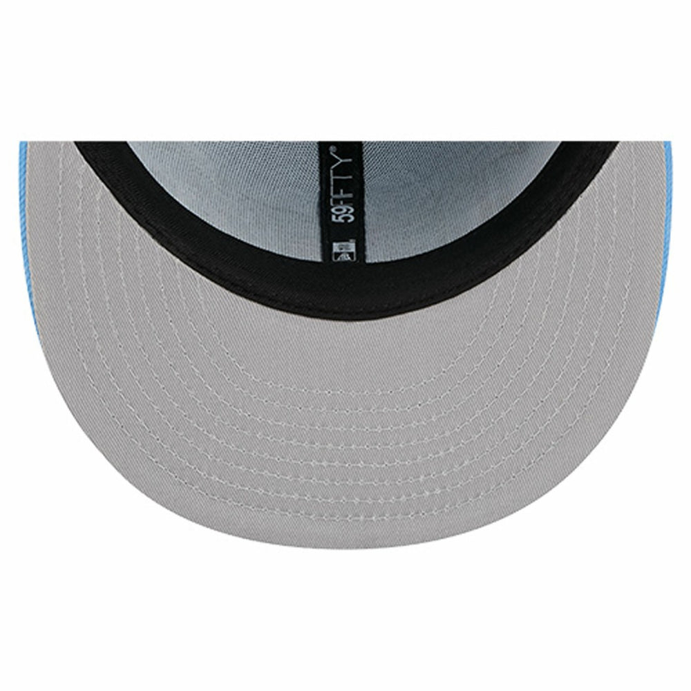 Tennessee Titans New Era Overlap Wordmark 59FIFTY Fitted Hat Light Blue | NFL
