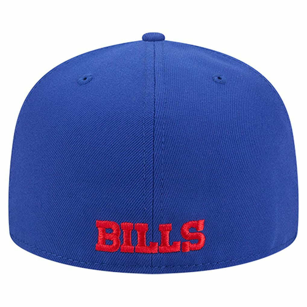Buffalo Bills New Era Overlap Wordmark 59FIFTY Fitted Hat Royal | NFL