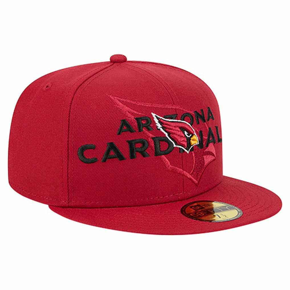 Arizona Cardinals New Era Overlap Wordmark 59FIFTY Fitted Hat Cardinal | NFL