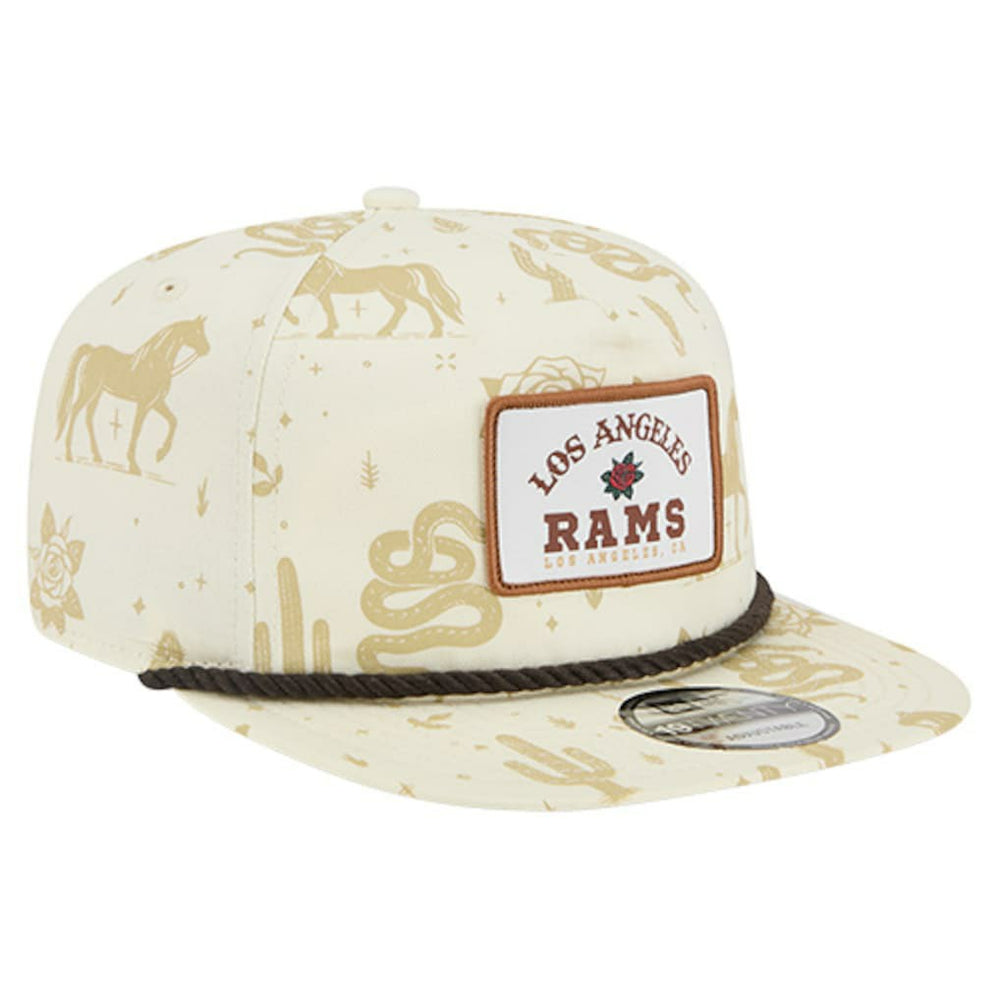 Los Angeles Rams New Era Desert Rose 19TWENTY Adjustable Hat Cream | NFL