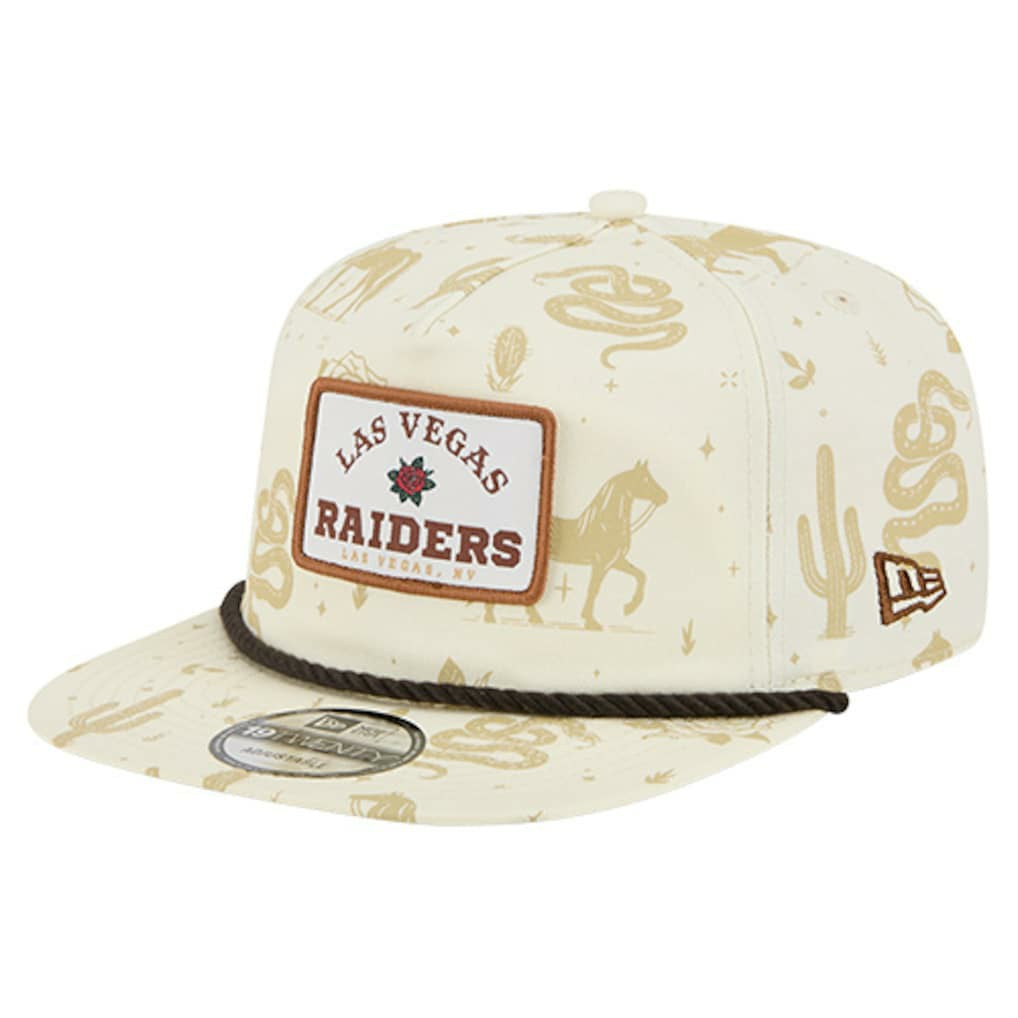 Las Vegas Raiders New Era Desert Rose 19TWENTY Adjustable Hat Cream | NFL