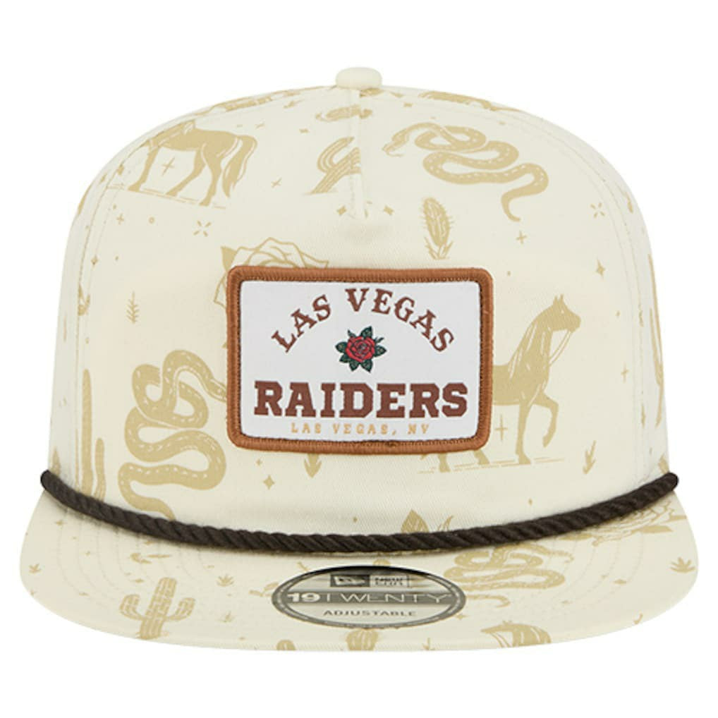 Las Vegas Raiders New Era Desert Rose 19TWENTY Adjustable Hat Cream | NFL