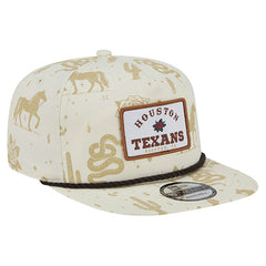 Houston Texans New Era Desert Rose 19TWENTY Adjustable Hat Cream | NFL