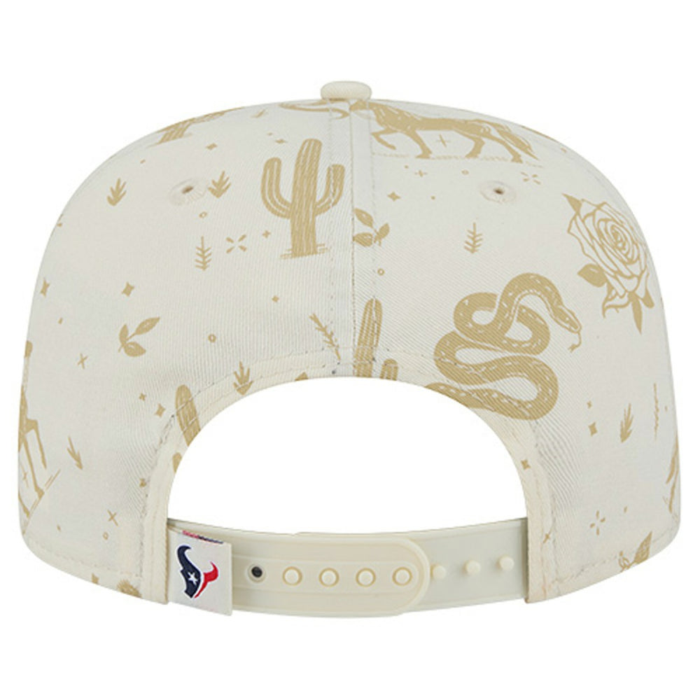 Houston Texans New Era Desert Rose 19TWENTY Adjustable Hat Cream | NFL