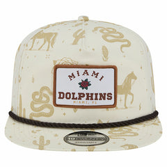 Miami Dolphins New Era Desert Rose 19TWENTY Adjustable Hat Cream | NFL