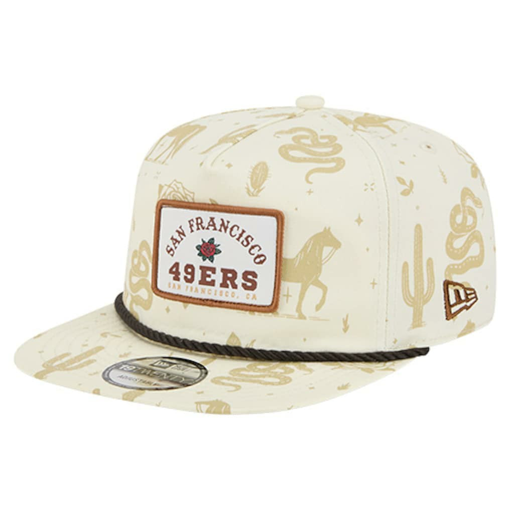 San Francisco 49ers New Era Desert Rose 19TWENTY Adjustable Hat Cream | NFL