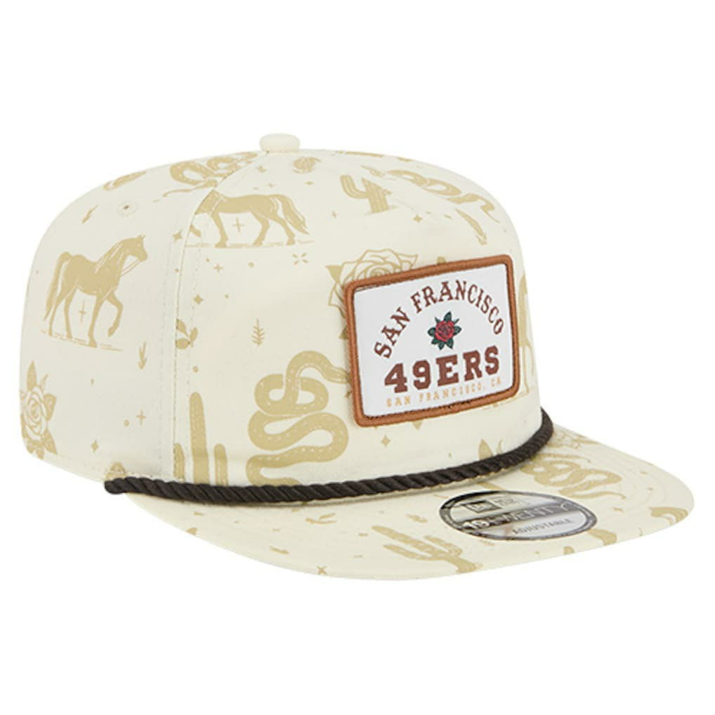 San Francisco 49ers New Era Desert Rose 19TWENTY Adjustable Hat Cream | NFL