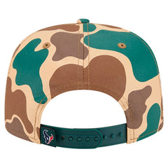 Houston Texans New Era Duck Rope 19TWENTY Snapback Hat Camo | NFL