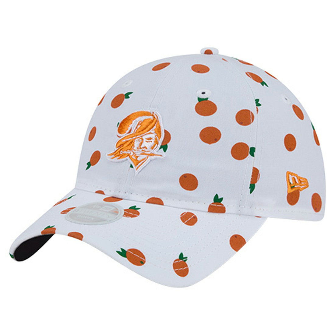 Tampa Bay Buccaneers New Era Women's Fruit Pattern 9TWENTY Adjustable Hat White | NFL