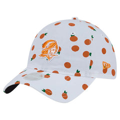 Tampa Bay Buccaneers New Era Women's Fruit Pattern 9TWENTY Adjustable Hat White | NFL