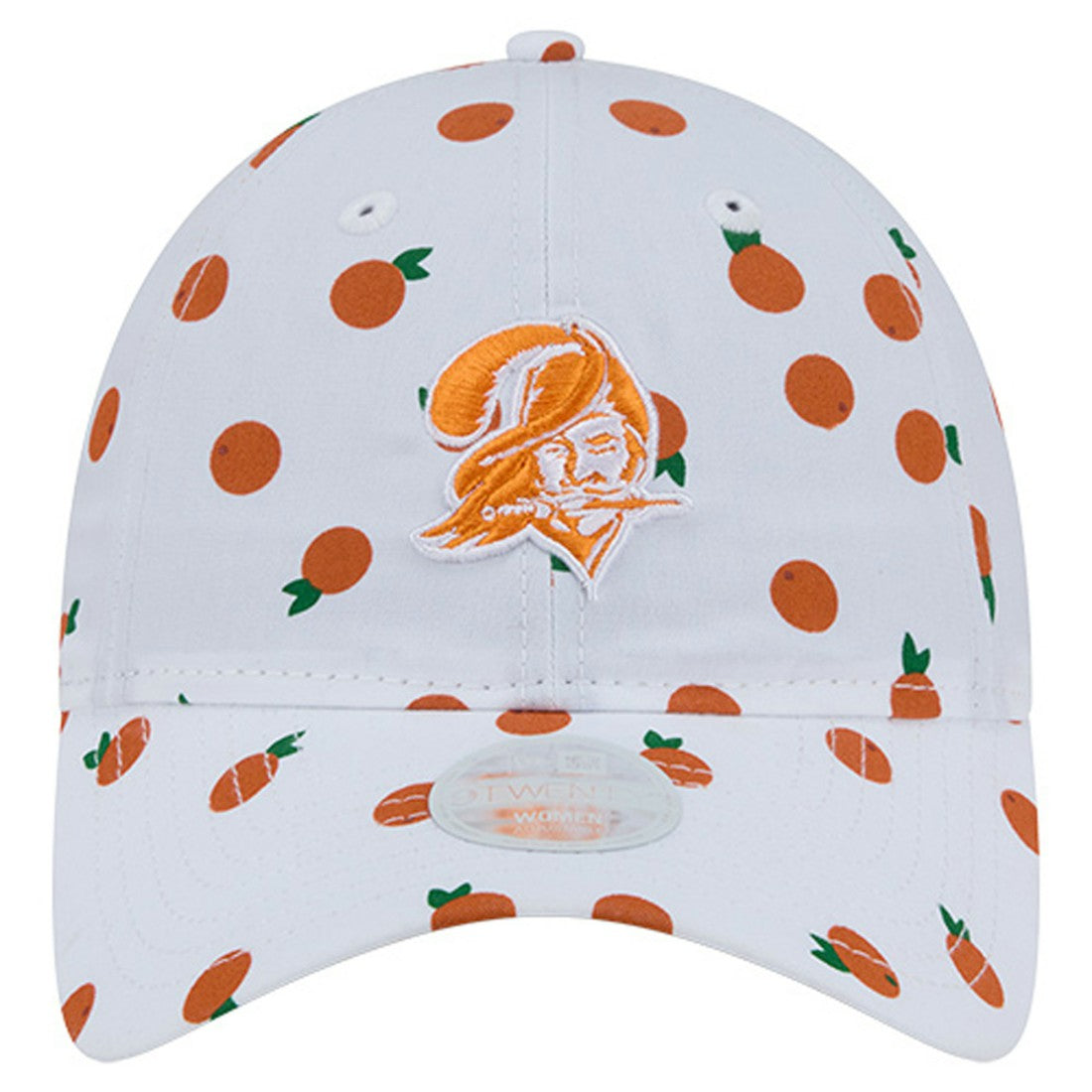 Tampa Bay Buccaneers New Era Women's Fruit Pattern 9TWENTY Adjustable Hat White | NFL