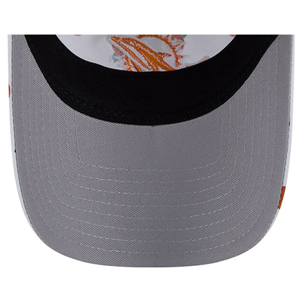 Miami Dolphins New Era Women's Fruit Pattern 9TWENTY Adjustable Hat White | NFL