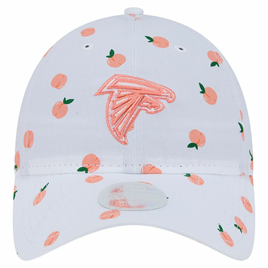 Atlanta Falcons New Era Women's Fruit Pattern 9TWENTY Adjustable Hat White | NFL
