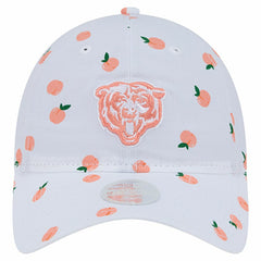 Chicago Bears New Era Women's Fruit Pattern 9TWENTY Adjustable Hat White | NFL