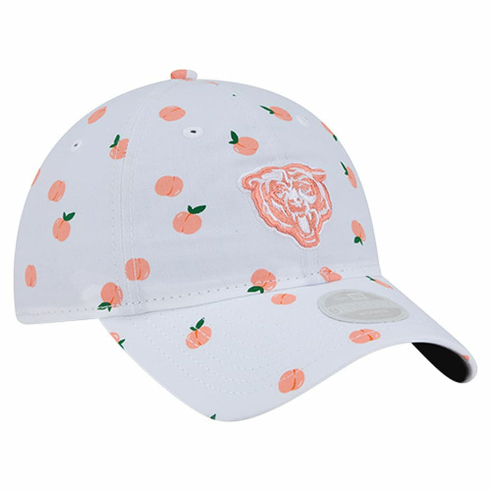 Chicago Bears New Era Women's Fruit Pattern 9TWENTY Adjustable Hat White | NFL