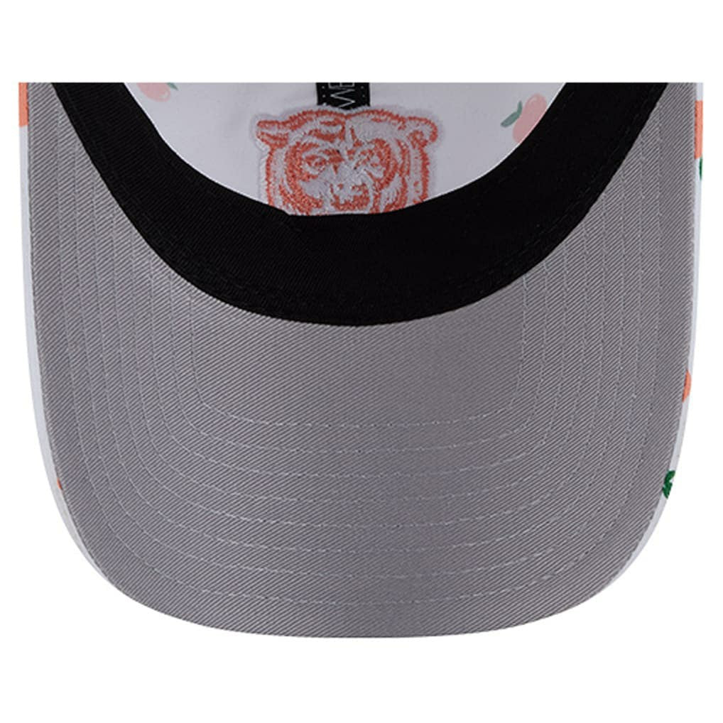 Chicago Bears New Era Women's Fruit Pattern 9TWENTY Adjustable Hat White | NFL
