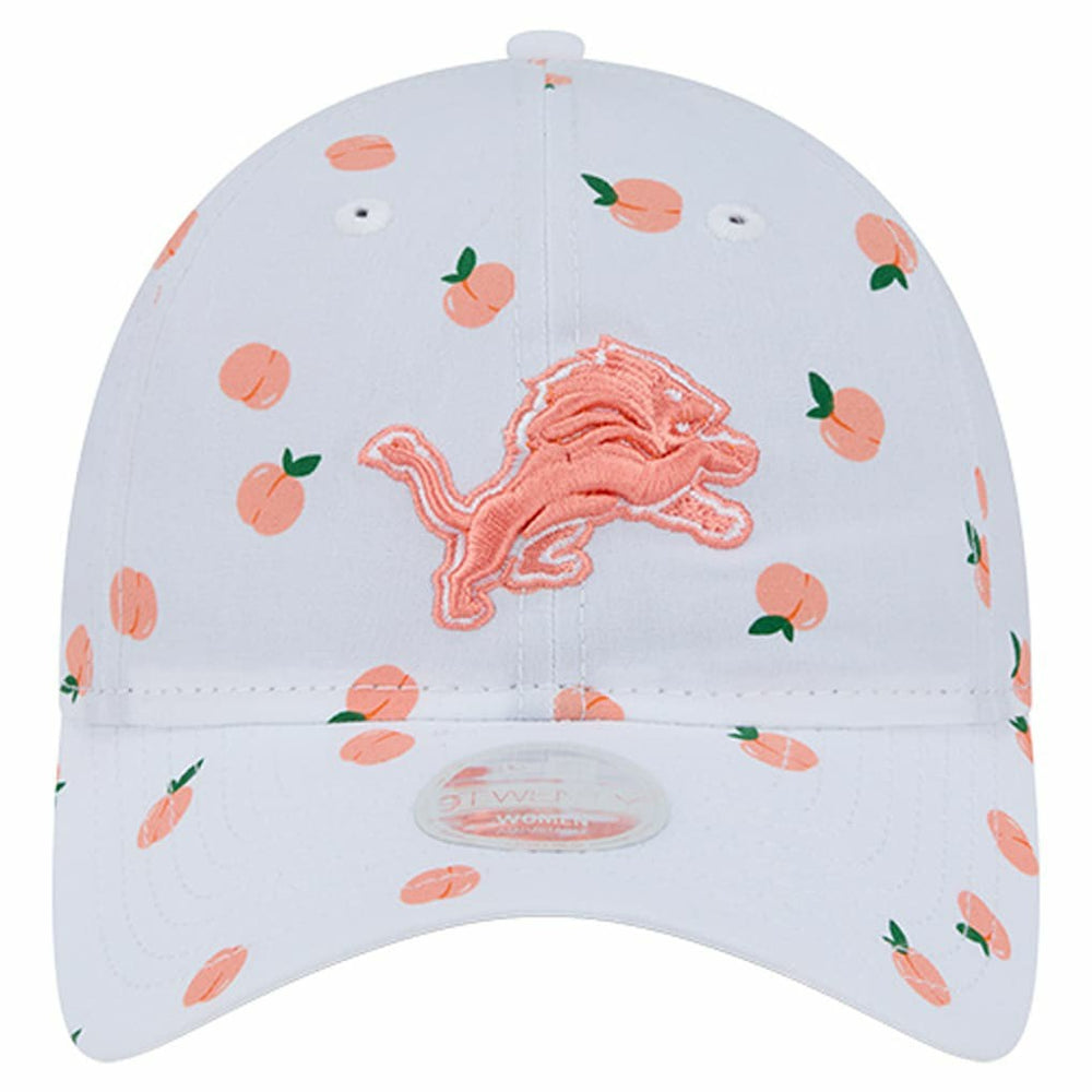 Detroit Lions New Era Women's Fruit Pattern 9TWENTY Adjustable Hat White | NFL
