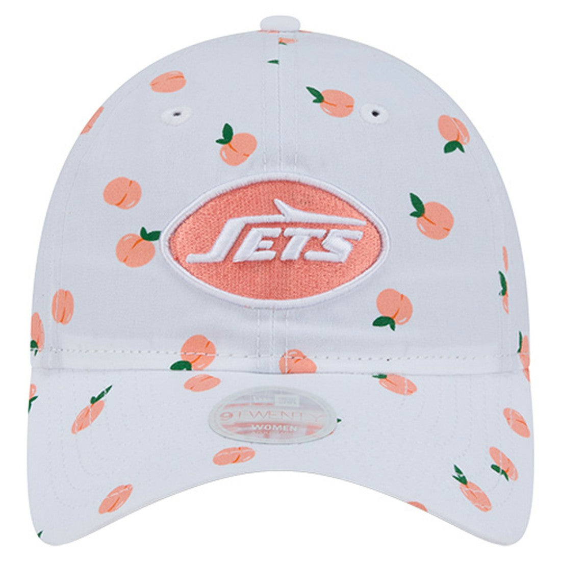 New York Jets New Era Women's Fruit Pattern 9TWENTY Adjustable Hat White | NFL