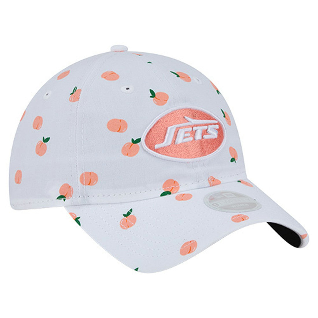 New York Jets New Era Women's Fruit Pattern 9TWENTY Adjustable Hat White | NFL