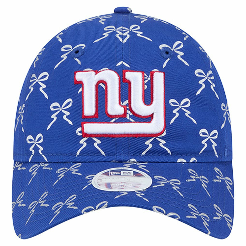 New York Giants New Era Women's Ribbon 9TWENTY Adjustable Hat Royal | NFL