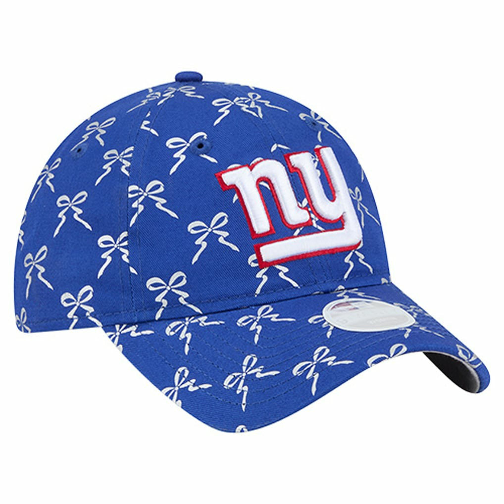 New York Giants New Era Women's Ribbon 9TWENTY Adjustable Hat Royal | NFL