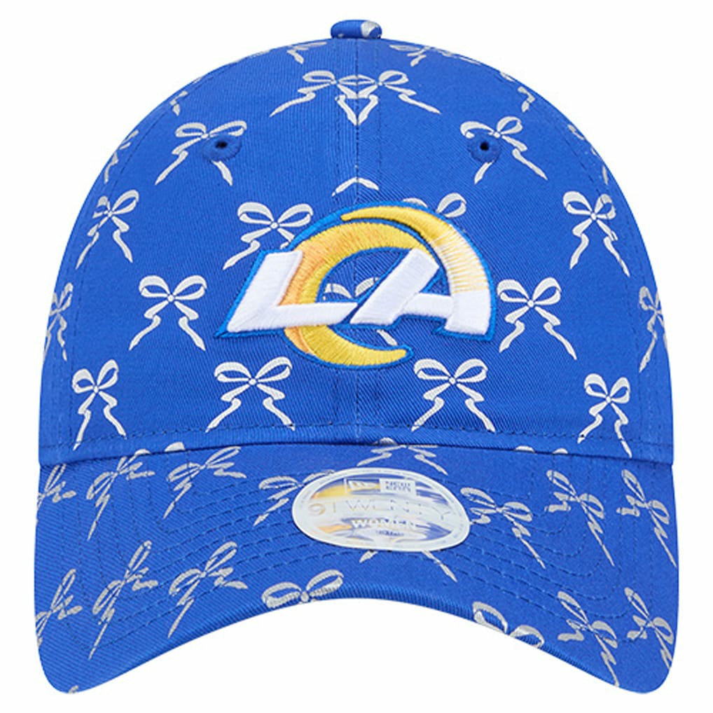 Los Angeles Rams New Era Women's Ribbon 9TWENTY Adjustable Hat Royal | NFL