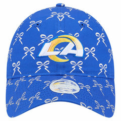 Los Angeles Rams New Era Women's Ribbon 9TWENTY Adjustable Hat Royal | NFL