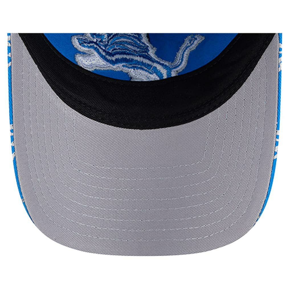 Detroit Lions New Era Women's Ribbon 9TWENTY Adjustable Hat Blue | NFL