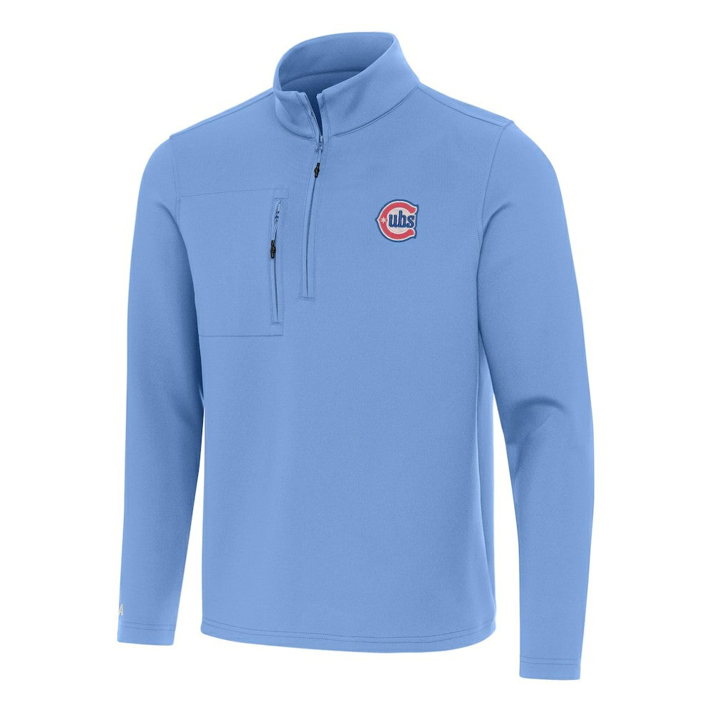 Chicago Cubs Antigua Alternate Logo Insider Quarter-Zip Pullover - MLB