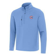 Chicago Cubs Antigua Alternate Logo Insider Quarter-Zip Pullover - MLB
