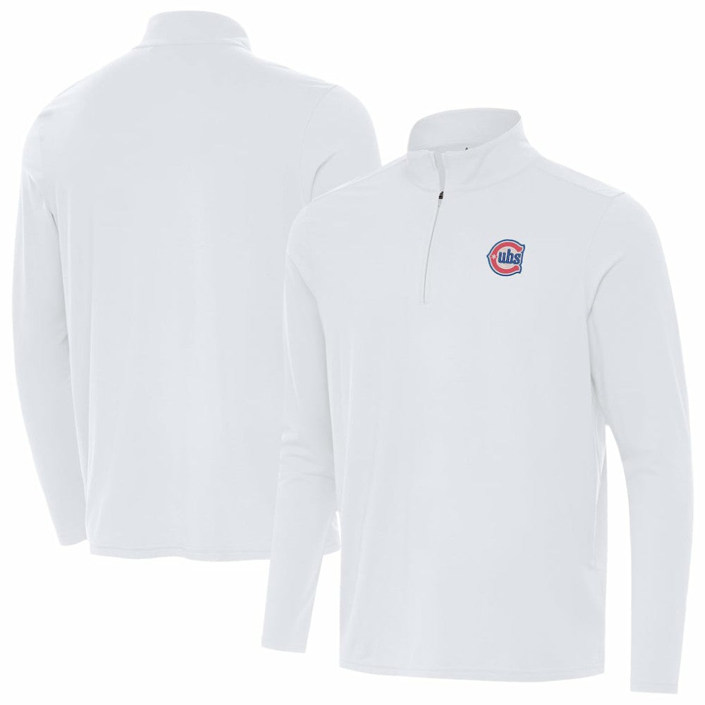 Chicago Cubs Antigua Alternate Logo Intent Quarter-Zip Pullover - MLB