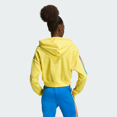 Colombia National Team Women's FIFA x World Cup Alphaskin Cropped Hoodie Yellow | Adidas Sale