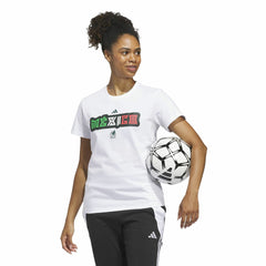 Mexico National Team Women's Jersey Hook T-Shirt White | Adidas